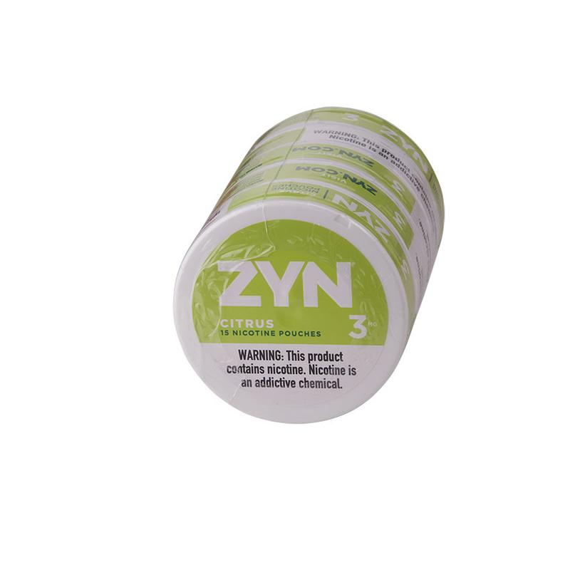 Zyn Nicotine Pouches Zyn Citrus 3mg 5 Tins