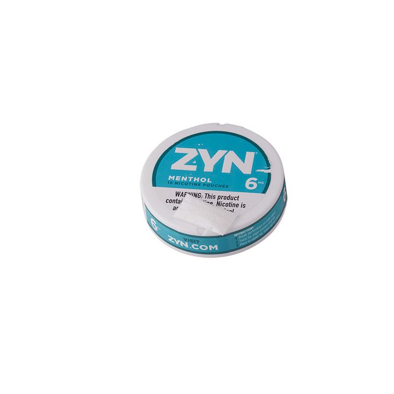 Zyn Nicotine Pouches Zyn Menthol 6mg 1 Tin