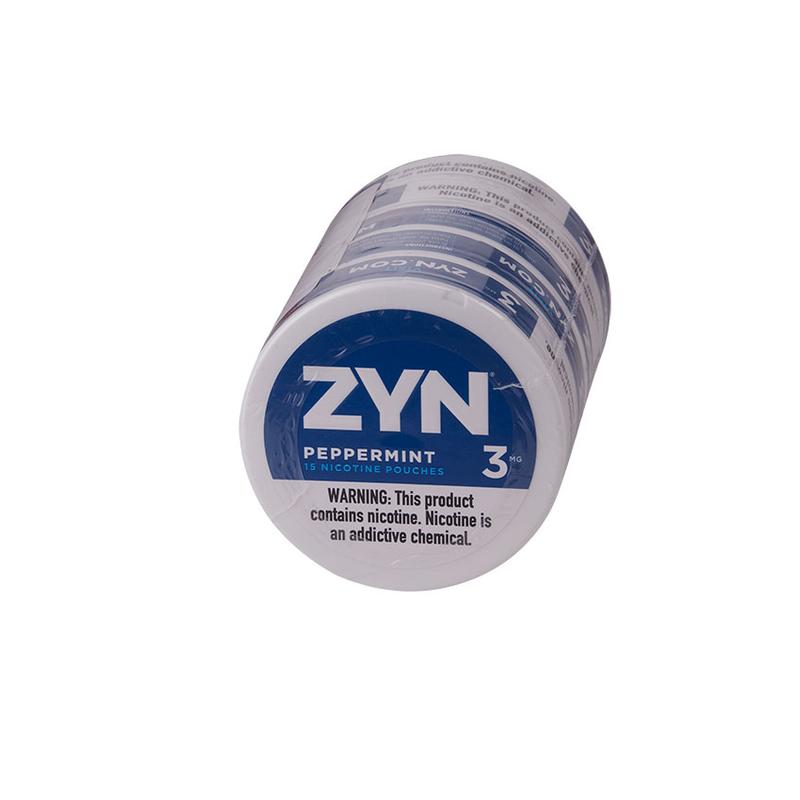 Zyn Nicotine Pouches Zyn Peppermint 3mg 5 Tins