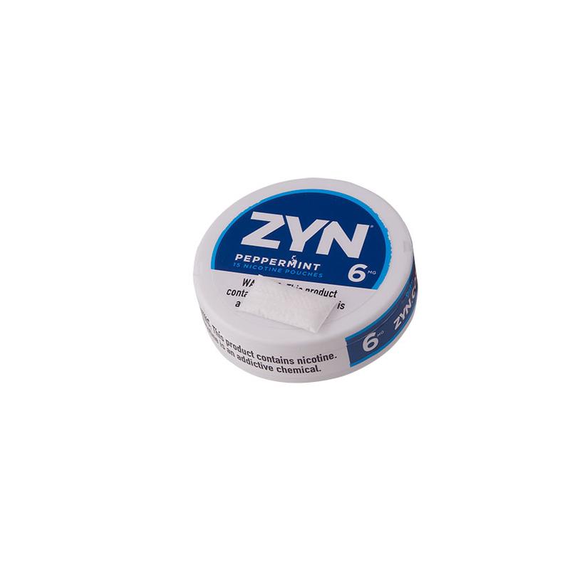 Zyn Nicotine Pouches Zyn Peppermint 6mg 1 Tin