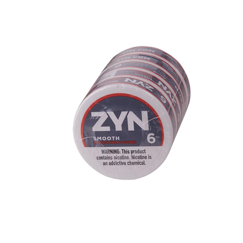 Zyn Nicotine Pouches Zyn Smooth 6mg 5 Tins