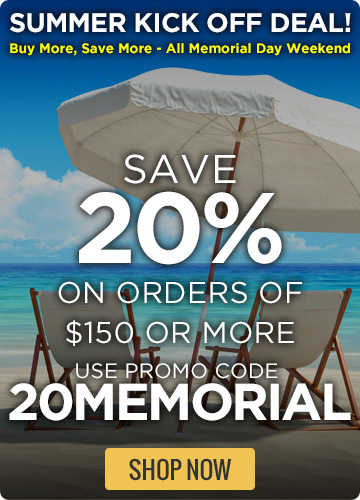 Memorial Day Weekend 20% Off $150