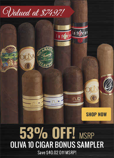 Oliva 10 Cigar Bonus Sampler
